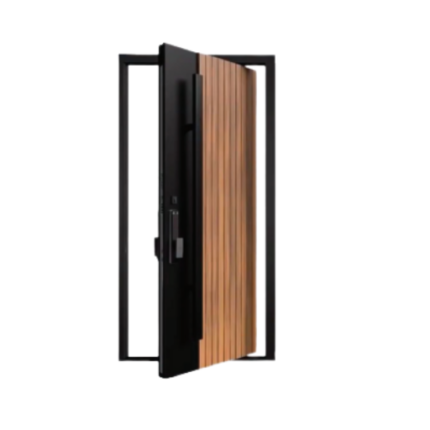 metal pivot door