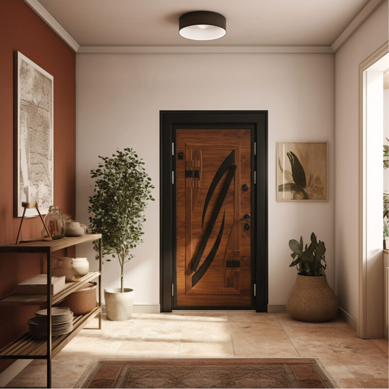 wooden doors in Ghana