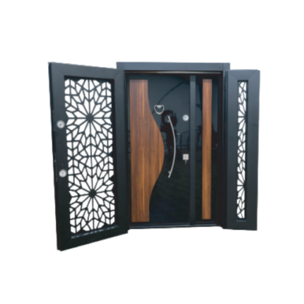 Curved Doors Secure Door-in-Door in Ghana